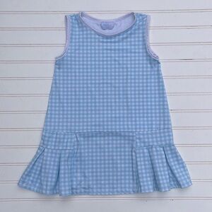 JAMES & LOTTIE Performance Material Gingham Pleated Tennis Athletic Dress